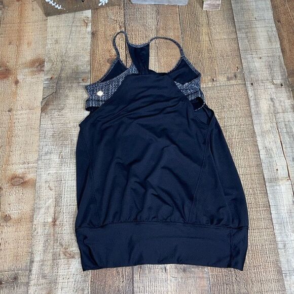 Lululemon Coal Strata Stripe No Limits Tank - Picture 5 of 9